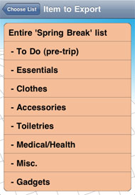 Export Packing Lists