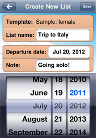 Create new list