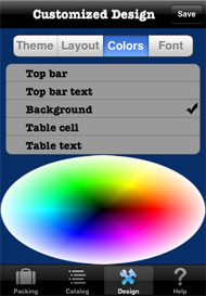 Customized design - colors