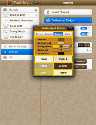 Interface Design Control