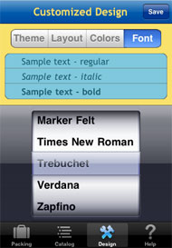 Customize Font