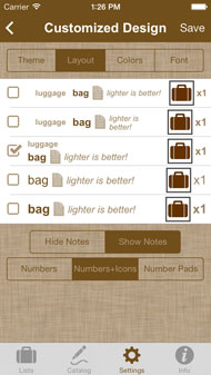 Customize Layout