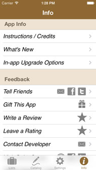 Info and Feedback
