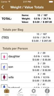 Totals and Subtotals