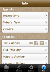 Info and Feedback