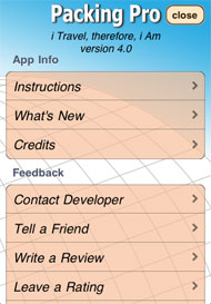 Info and Feedback
