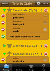 Packing list (edit)