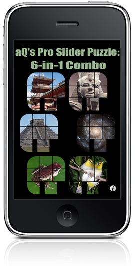 aQs Pro Slider Puzzle: 6-in-1 Combo