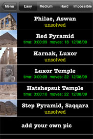 Ancient structures puzzle list