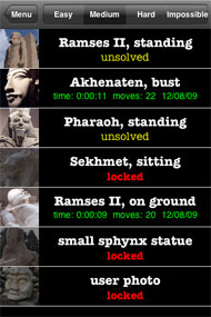 Statues puzzle list