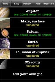 Planets puzzle list