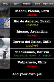 South America puzzle list