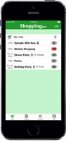 Shopping Pro on iPhone (home)